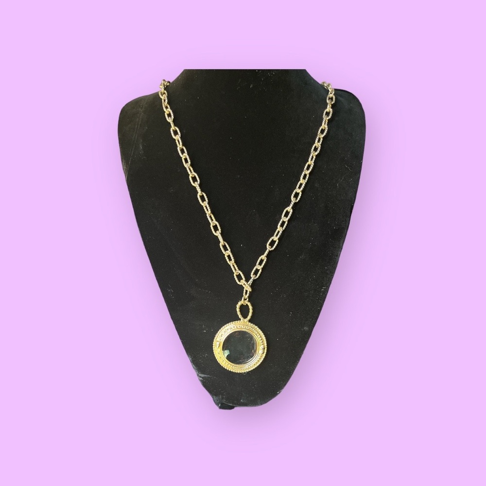 Madonna vogue Vintage magnifying glass necklace